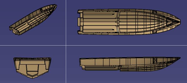 星瑞新产品FIC1850截击艇完成船模实验